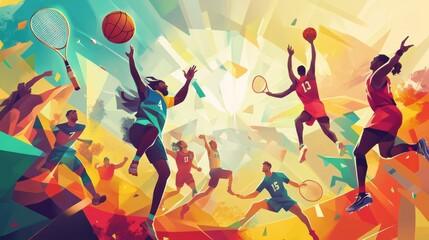 Energetic Sports Action