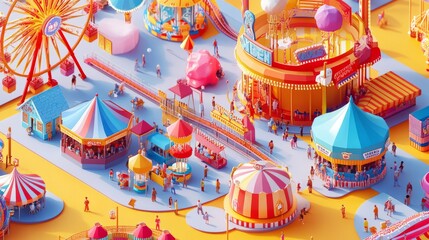 Colorful Carnival Scene