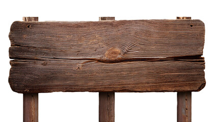 Letrero de madera vieja sin fondo, fondo transparente