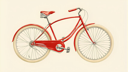 Fototapeta premium red bicycle