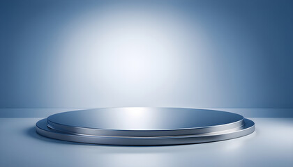 podium or pedestal Platform on a colorful Background	