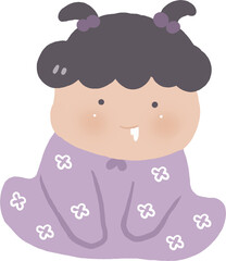 아기, 여자아이, 귀여운, 