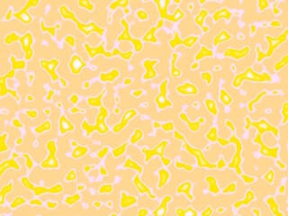 Abstraction yellow swirl ornament pattern 