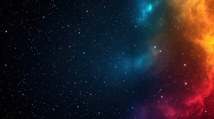 Fototapeta premium Colorful Nebulae Stars and Galaxies in Outer Space Cosmic Background