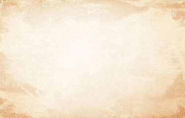 Naklejka premium Abstract beige background with old paper texture, vintage blank wallpaper with space for text, perfect for design and decoration.