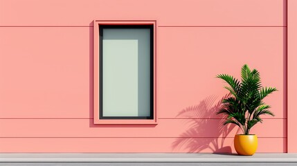 Storefront window mockup featuring advertisements or promotions, ideal for retail and service-based businesses to attract customers and showcase offerings effectively. High resolution Illustration,