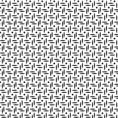 Seamless vector pattern. Background texture in geometric ornamental style. Black and white.