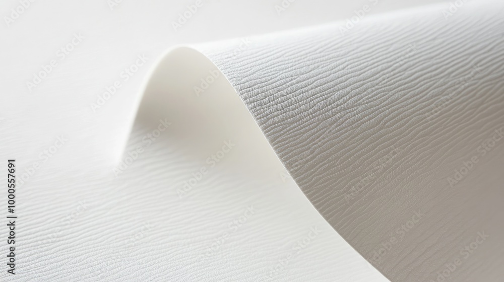 Poster high-quality textured white paper with a subtle woven pattern, creating depth and sophistication