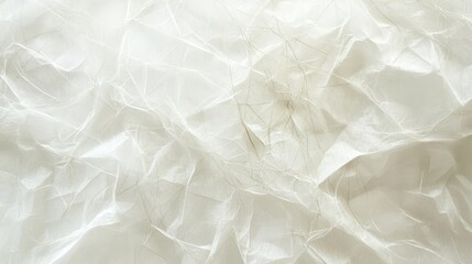Obraz premium Thin translucent white rice paper texture with visible fibers, perfect for crafting backgrounds -