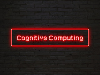 Cognitive Computing のネオン文字