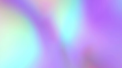A holographic rainbow unicorn pastel purple pink teal blue colors blurred abstract background