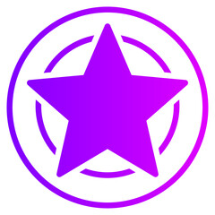 star gradient icon