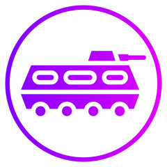 tank gradient icon