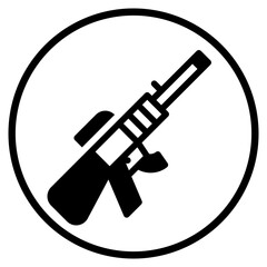 weapon glyph icon