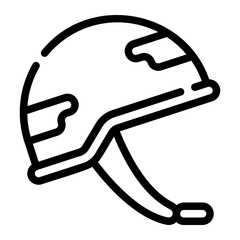 helmet line icon