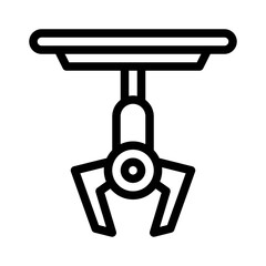 Robot Arm line icon