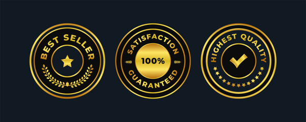 Three gold seals Best Seller, 100% Satisfaction Guaranteed, Highest Quality