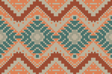 Repeating Pattern Korean Traditional Pattern Designfolk Embroidery, Aztec Geometric Ornament Print. Design for Carpet, Wallpaper, Clothing, Wrapping, Fabric