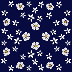 seamless pattern with flowers