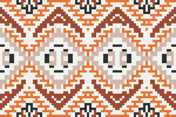 Fabric Design Abstract Geometric Pattern Wallpaperfolk Embroidery, Aztec Geometric Ornament Print. Design for Carpet, Wallpaper, Clothing, Wrapping, Fabric