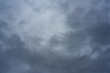 Gray rain clouds or storm clouds timelapse
