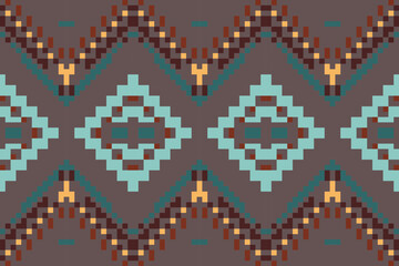 Navajo Ethnic Pattern Shirtfolk Embroidery, Aztec Geometric Ornament Print. Design for Carpet, Wallpaper, Clothing, Wrapping, Fabric