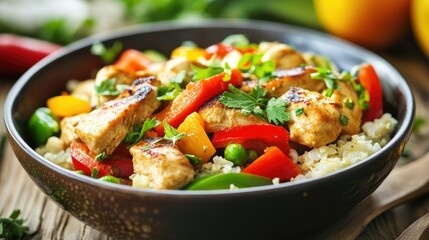 Vibrant Paleo Chicken Stir Fry with Bell Peppers
