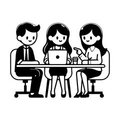 team work illustration