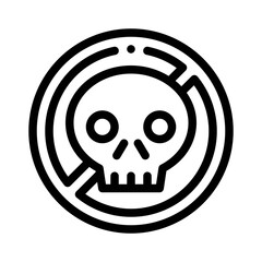 Caution Label line icon