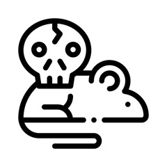 Rat Poison line icon