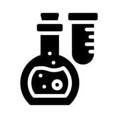 Chemical Bottle glyph icon