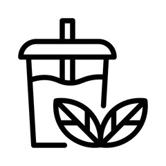 Iced Tea line icon