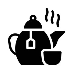 Tea Set glyph icon