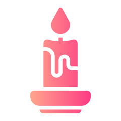 candle gradient icon