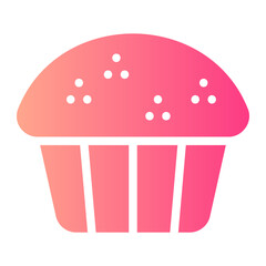 muffin gradient icon