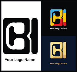 Creative Square CI Logo with Modern Style