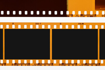 (35 mm.) film collections frame.With white space.film camera.contact sheet.