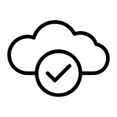 cloud line icon