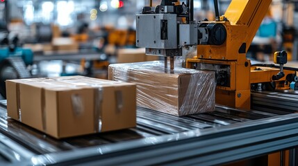 Fototapeta premium Industrial Manufacturing Production process Plastic bottles being molded and shaped in an injection molding machine, injection molding process, plastic production