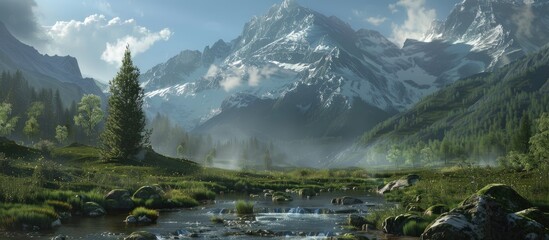 A Small Surprise Scene In The Mountains