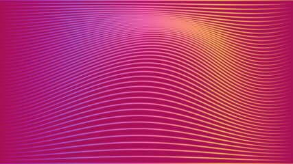 Neon Abstract Background with Lines