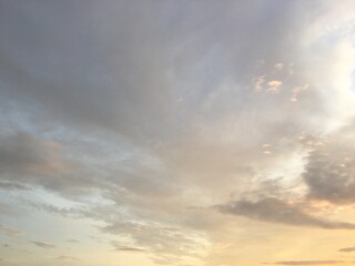  Evening Sky with Soft Cloud Patterns
