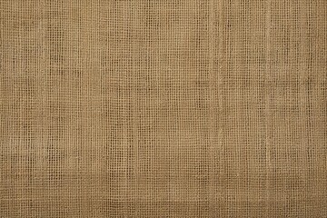 Fototapeta premium Natural Taupe Cream Jute Burlap Fabric Texture Background