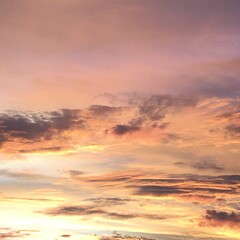 sunset over the sea