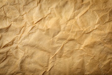 Crumpled brown paper with textured abstract background
