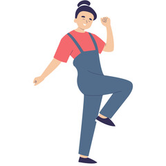 Character of Cute Children. World Children's Day Celebration. Vector Illustration