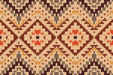 Motif Traditional Kimono Patternfolk Embroidery, Aztec Geometric Ornament Print. Design for Carpet, Wallpaper, Clothing, Wrapping, Fabric