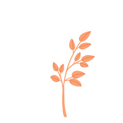 Small plants illustration with distinctive color