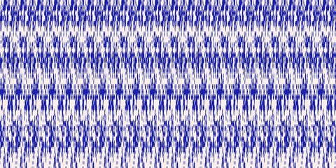 Masculine ikat stripe irregular linear shirting border. Modern menswear broken line effect fashion edging print.