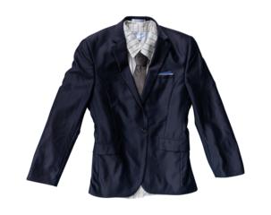 mens suit isolated on transparent background, PNG File